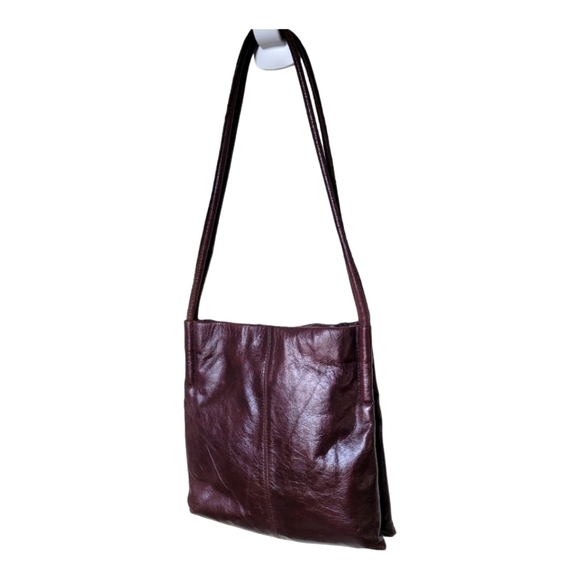 Wilsons Leather Pelle Studio Brown Leather Shoulder Handbag Vintage - Picture 1 of 11